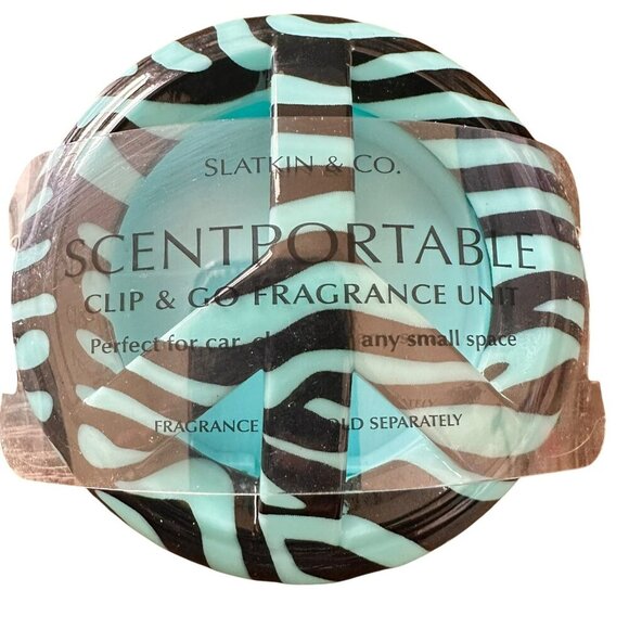 Bath & Body Works Scentportable Visor Clip Blue Black Safari Peace - Picture 3 of 6